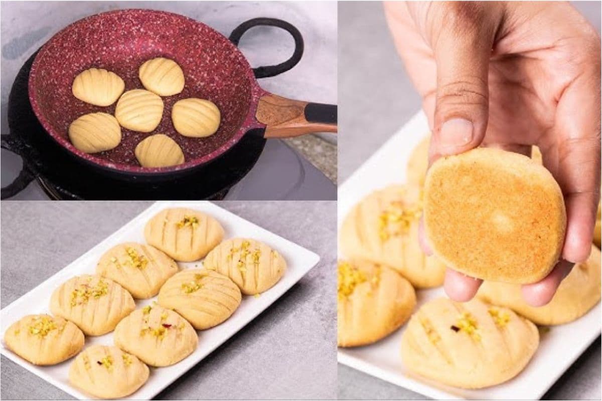 Atta Gur Cookies Recipe: बिना ओवन और मैदा के ऐसे तैयार करें हेल्दी अट्टा गुड़ कुकीज