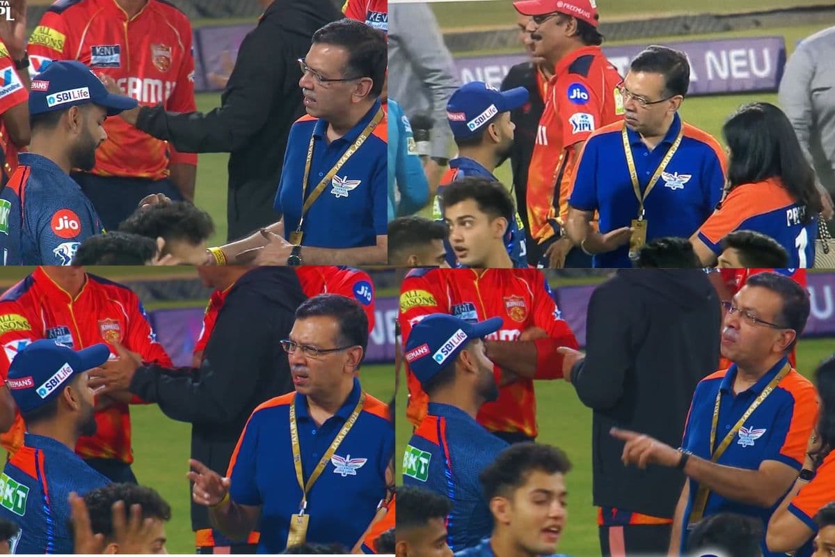 Rishabh Pant and Sanjiv Goenka.