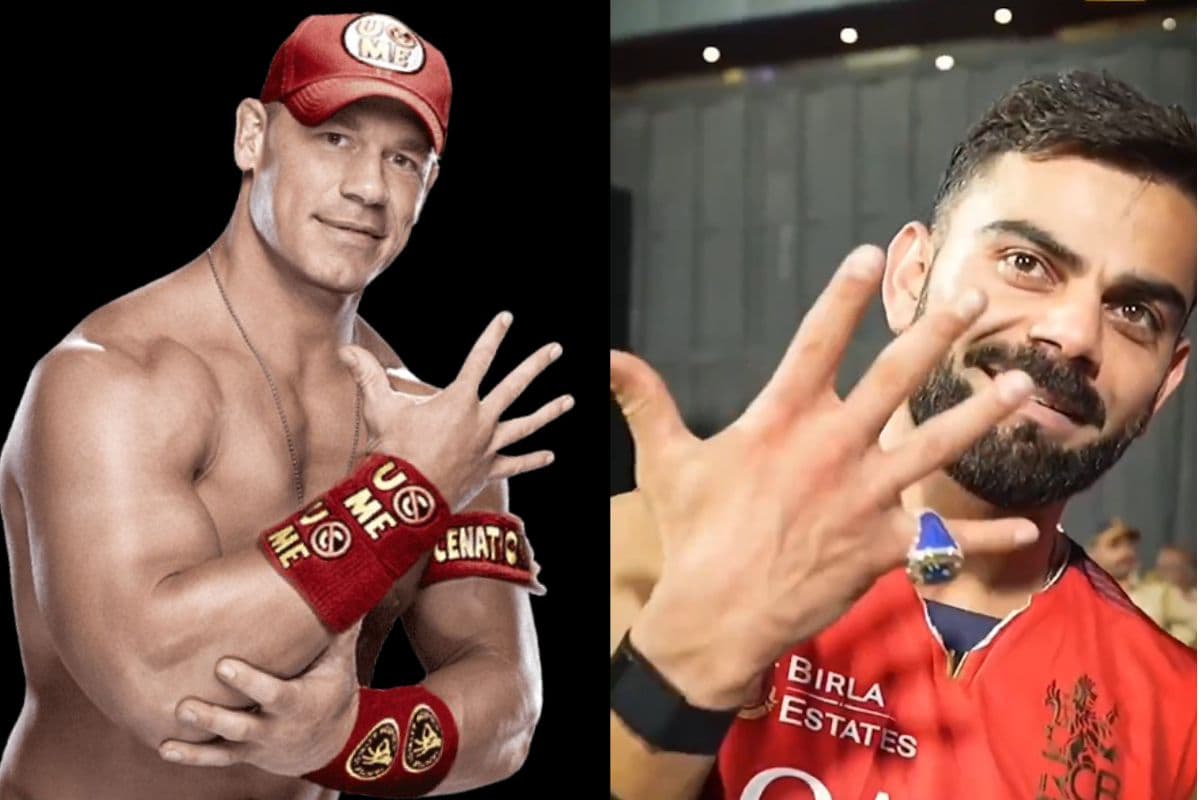 जॉन सीना बने विराट कोहली, उंगली में ‘करोड़ों’ की अंगूठी पहन दिखाया नया अंदाज, मस्ती भरे डांस का देखें Video