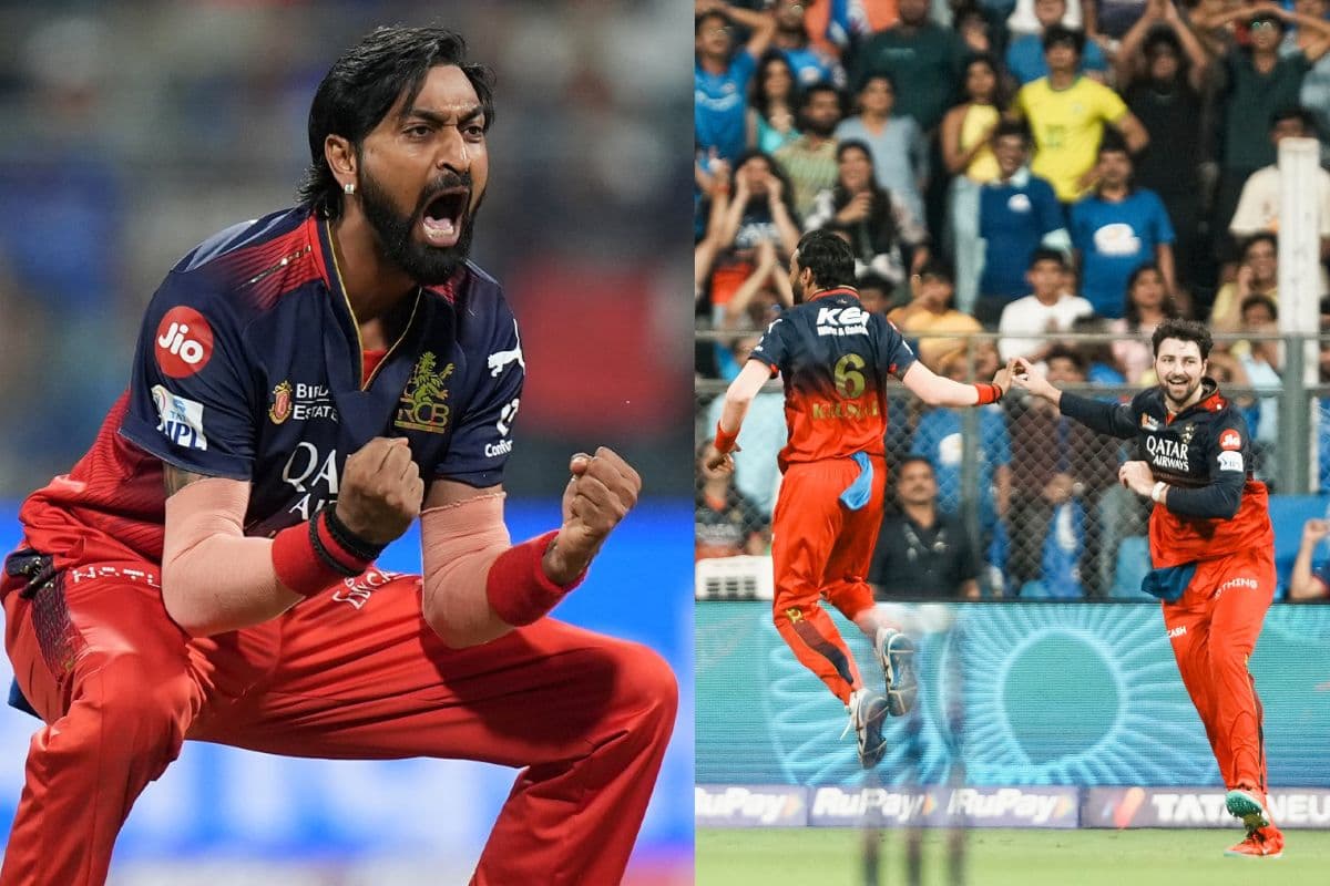 MI vs RCB मैच में अंतिम ओवर का रोमांच, 6 गेंद और 19 रन की जरूरत, फिर क्रुणाल पांड्या ने ऐसे बदला पूरा मोमेंटम