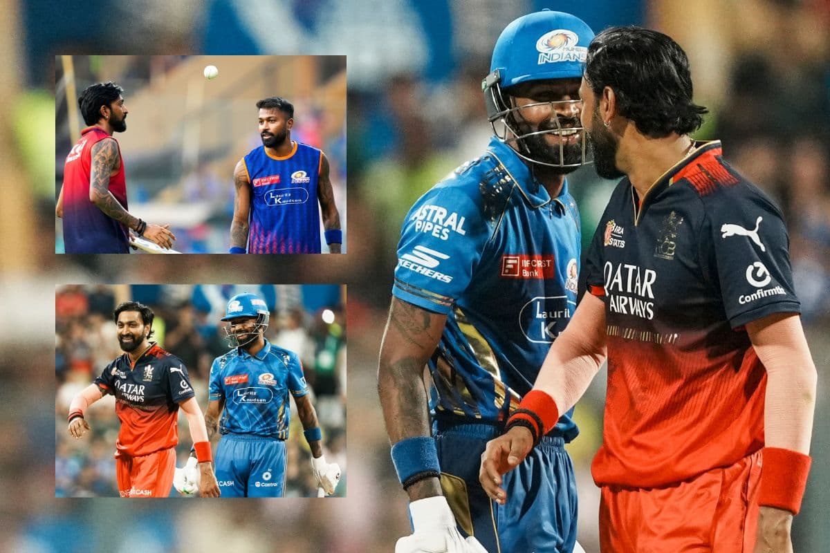 मैच से पहले पांड्या ब्रदर्स में प्यार-दुलार, फिर बेरहम बने हार्दिक, भाई क्रुणाल के ओवर में उड़ाया छक्के पर छक्का