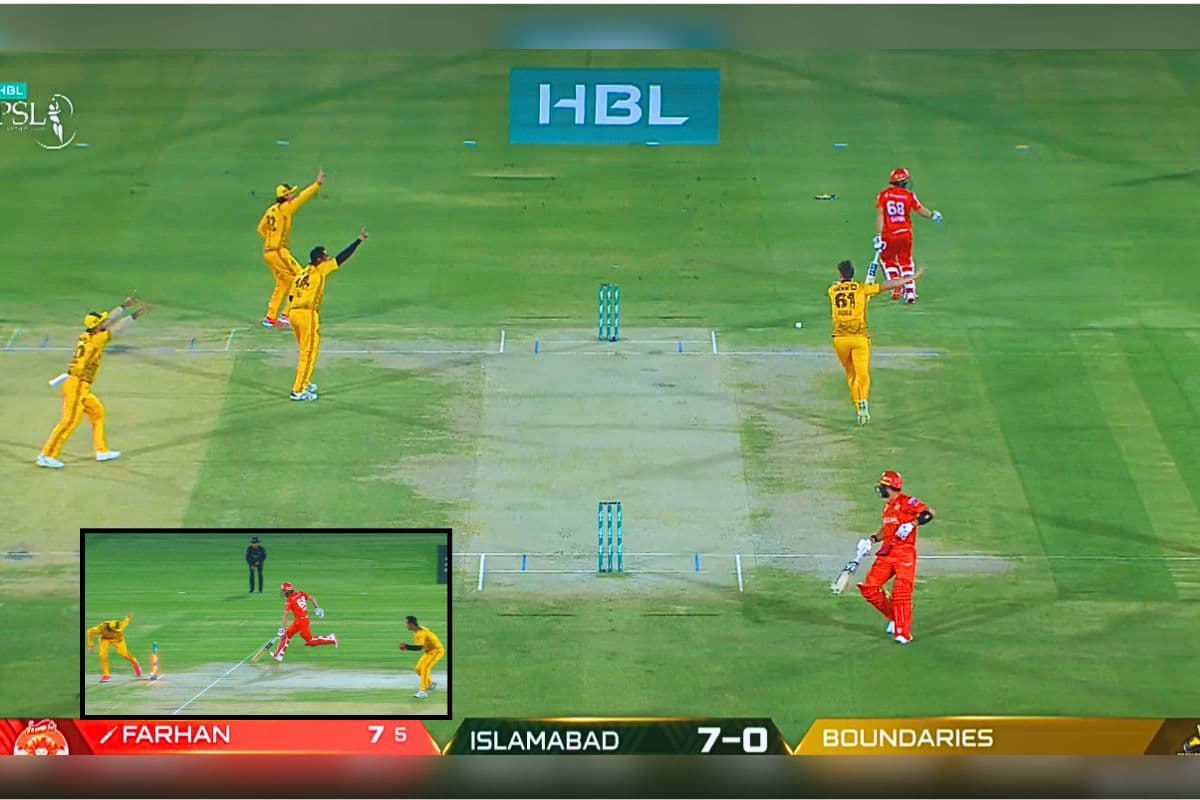 धोनी जैसा एक्शन, बिना देखे कर दिया रन आउट, PSL मैच में दिखा गजब का ऐक्शन