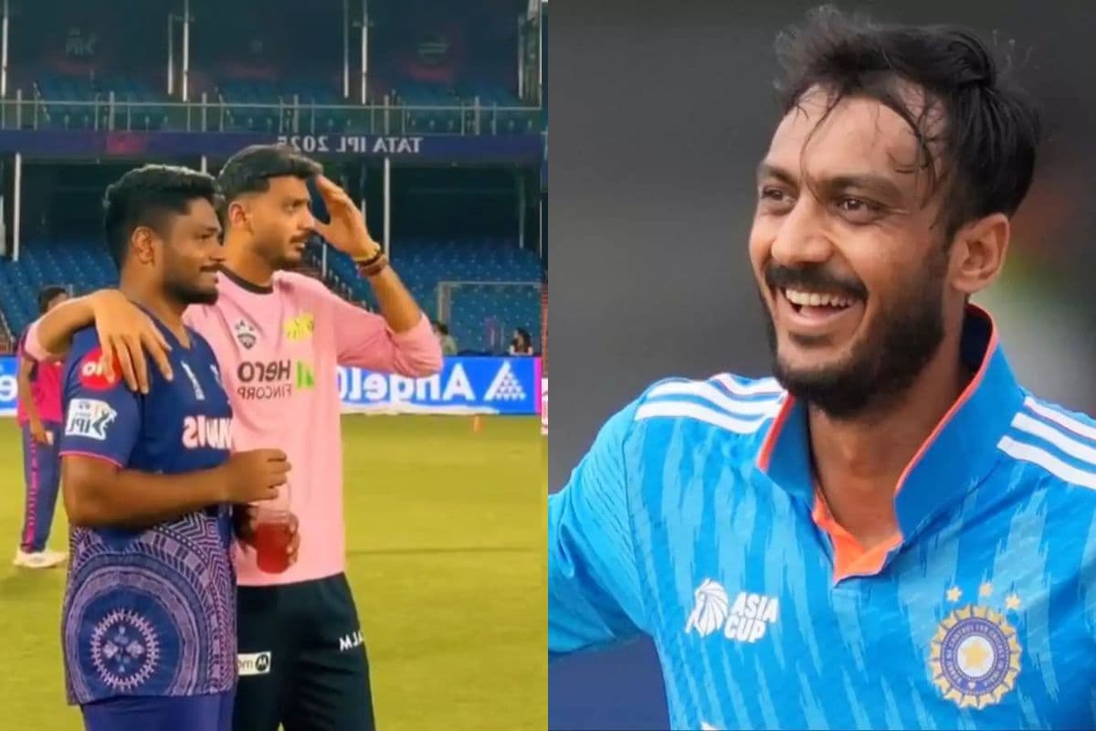 बालों में चंपी, केरल से आता है तेल! अक्षर की हेयर-केयर पर सैमसन ने खोला बड़ा राज, देखें मजेदार Video