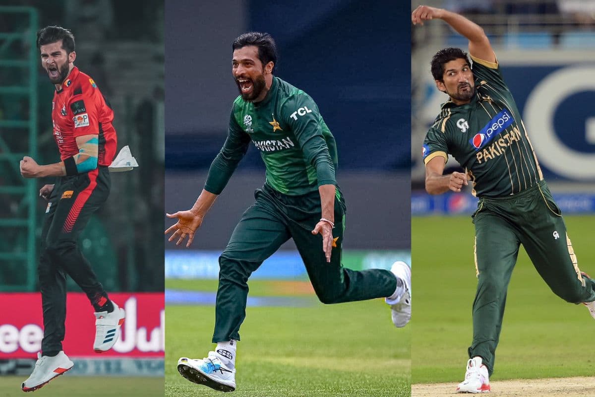 Shaheen Afridi Mohammad Amir and Sohail Tanveer