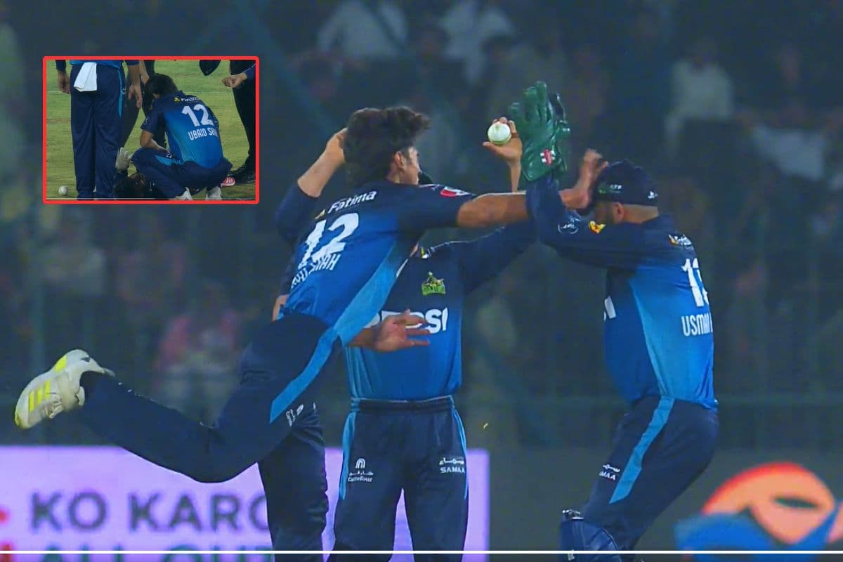 सीधे मुंह पर तमाचा और खिलाड़ी जमीन पर, PSL में उबैद शाह का सेलीब्रेशन वायरल, देखें Video