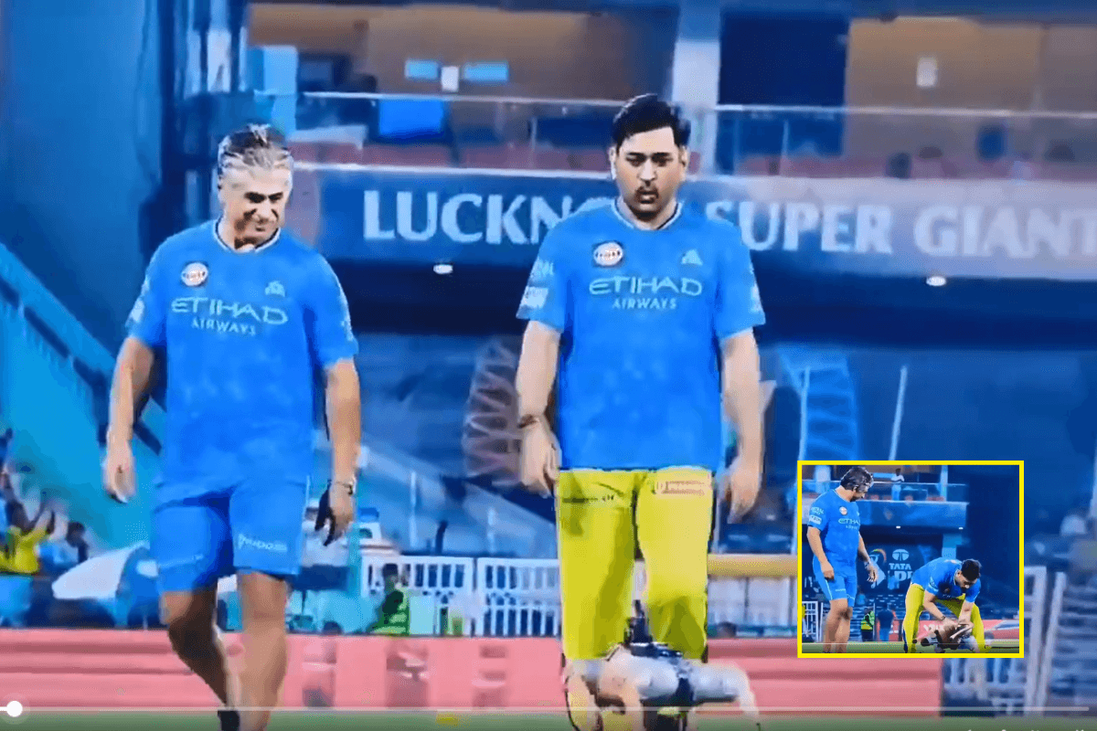 पूंछ हिलाता आया ‘रोबोट डॉग’, धोनी ने पुचकारते हुए सुला दिया, लाखों के जीव की ऐसी बेइज्जती! देखें Video