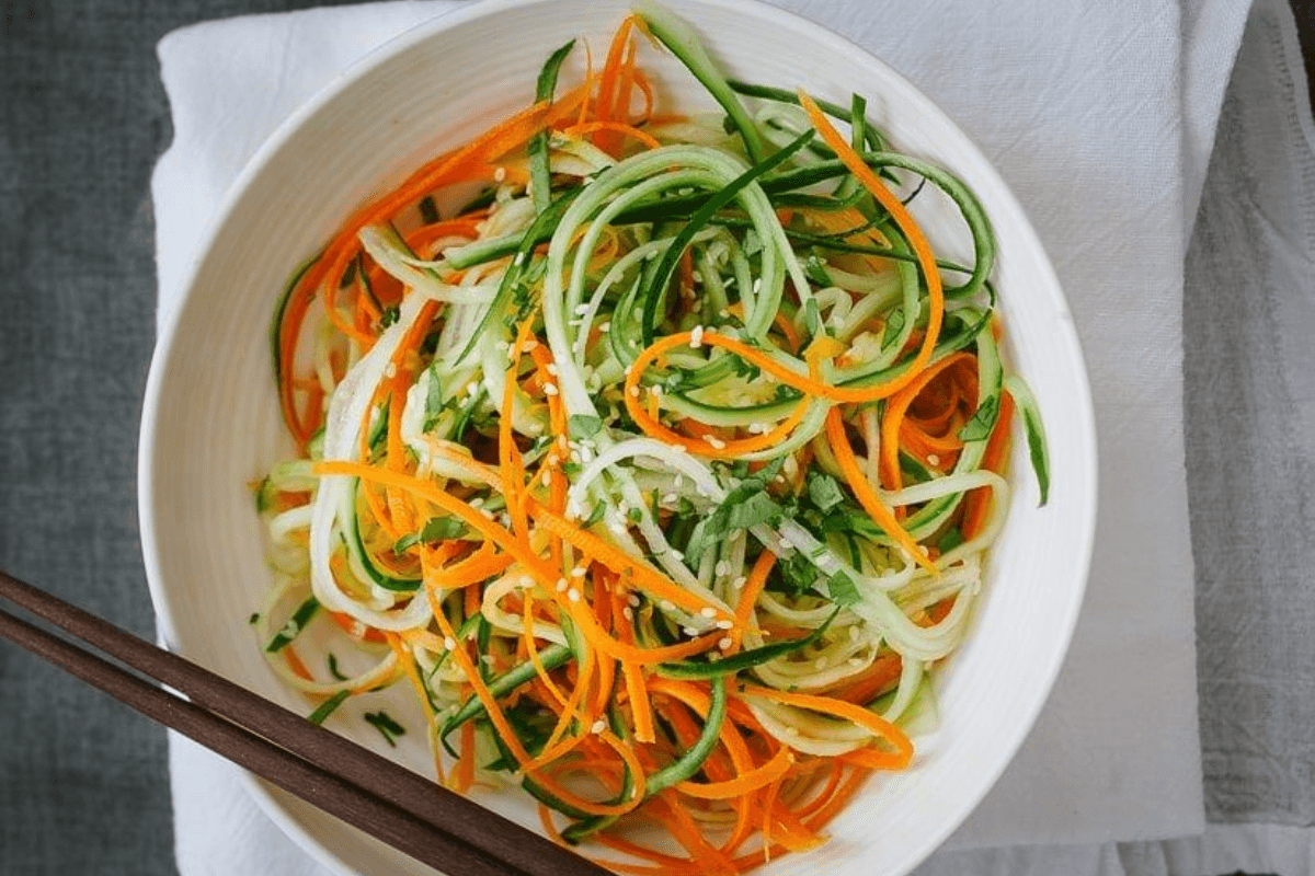 Cucumber Noodle Recipe for Weight Loss in Hindi
