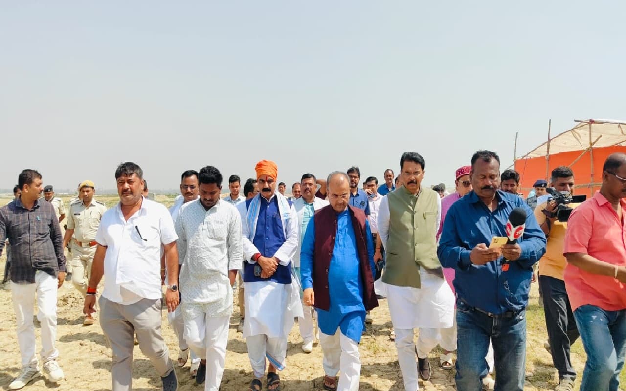 Darbhanga AIIMS: पीएम के बिहार दौरा से पहले स्वास्थ्य मंत्री ने किया दरभंगा एम्स का निरीक्षण