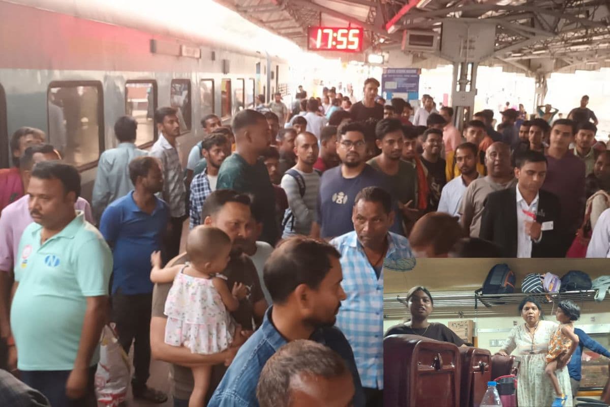 Indian Railways: रांची-दुमका इंटरसिटी एक्सप्रेस में AC खराब, बिगड़ी तबीयत, गोमो स्टेशन पर जमकर हंगामा