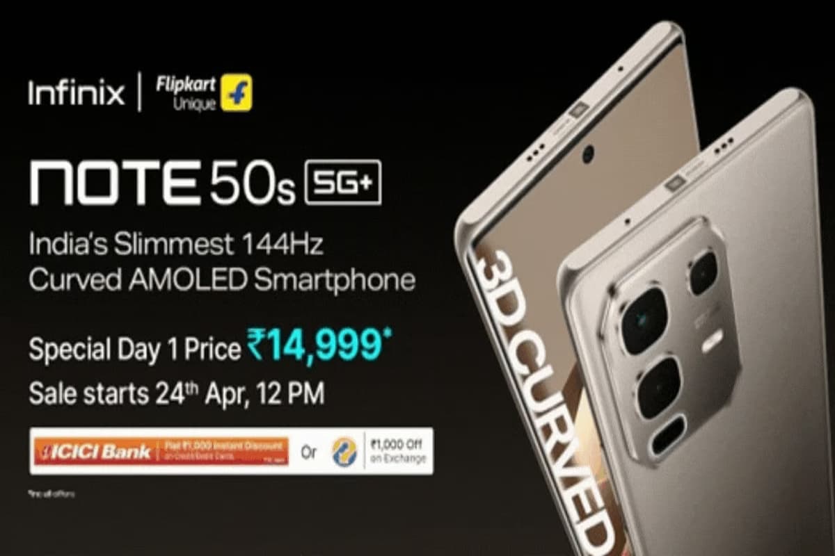 Infinix Note 50s 5G+ Sale Starts: खुशबू वाले स्मार्टफोन की पहली सेल पर मिल रहा गजब का डिस्काउंट