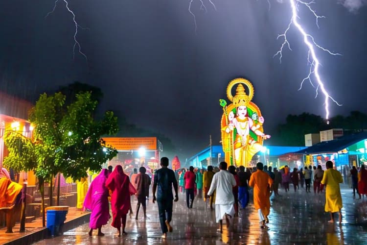 झारखंड में रामनवमी की धूम, कुछ ही देर में बदलेगा मौसम, बारिश के साथ वज्रपात का अलर्ट
