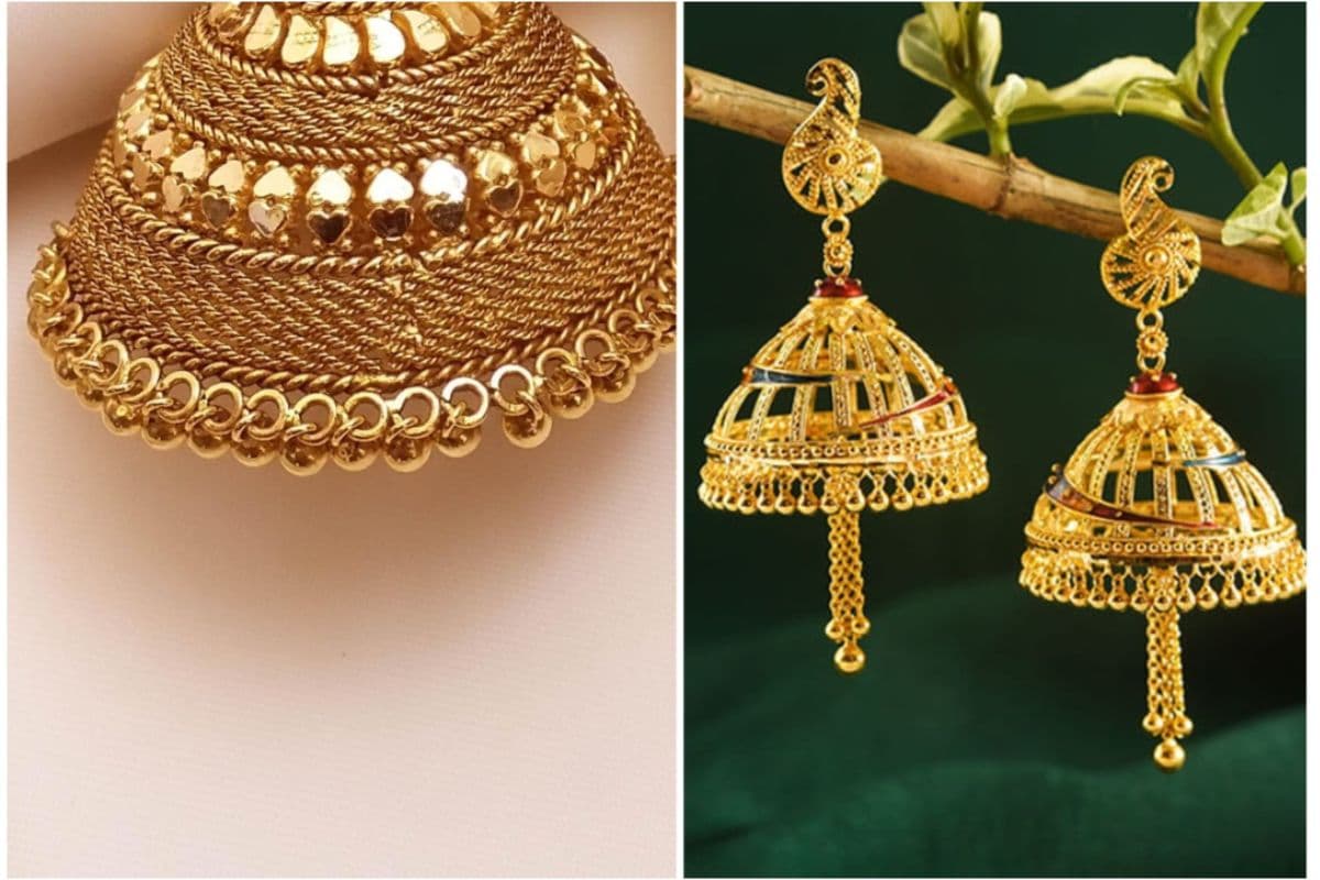 Latest Gold Jhumka Designs: वाईफ से खास अंदाज में करें प्यार का इजहार,गिफ्ट करें गोल्ड झुमके Latest Gold Jhumka Designs: वाईफ से खास अंदाज में करें प्यार का इजहार,गिफ्ट करें गोल्ड झुमके