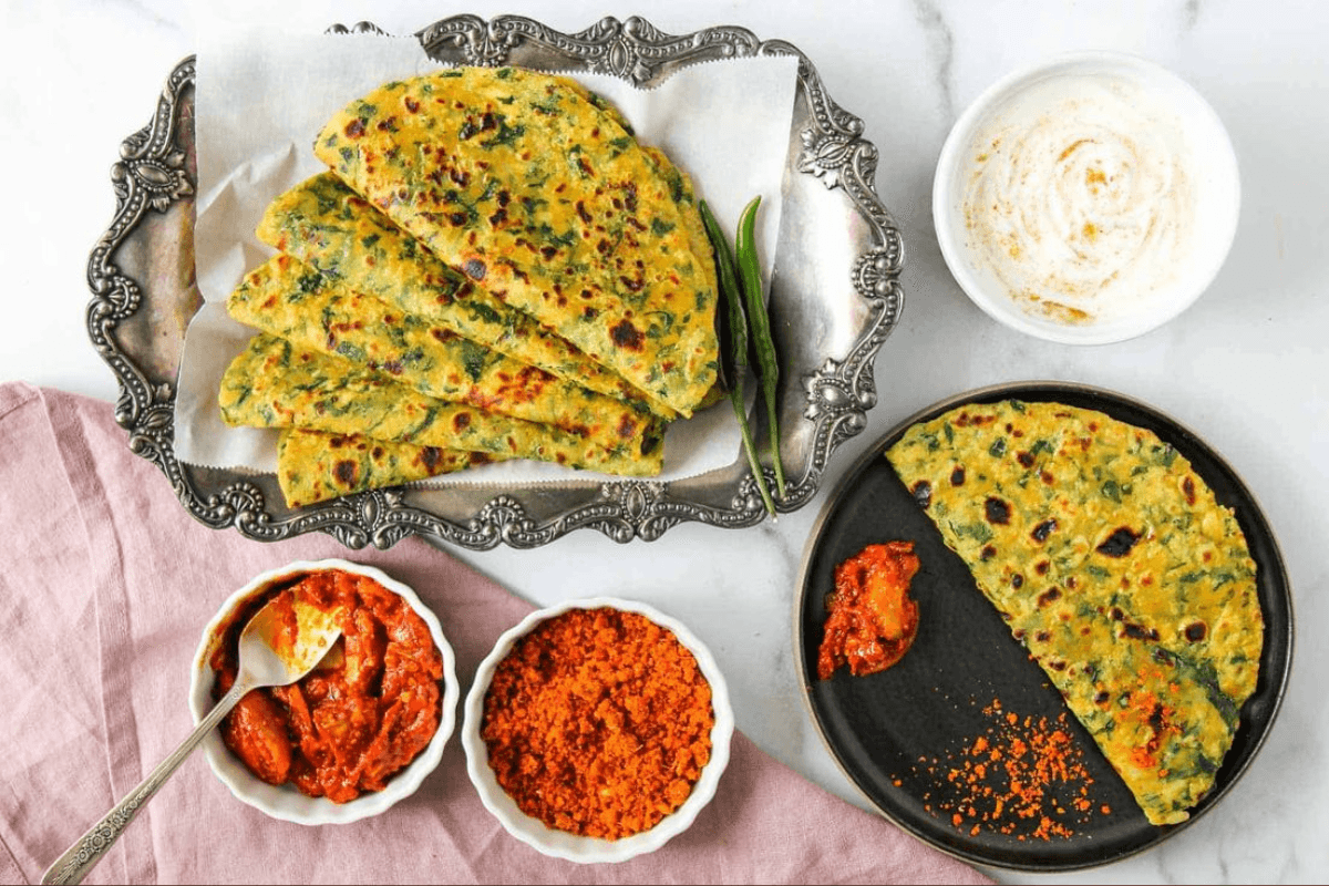 Papite Ka Paratha | Papaya Paratha Recipe