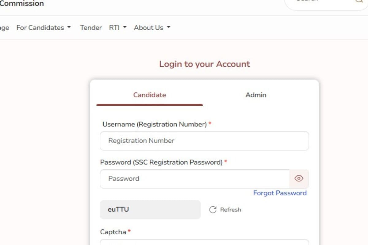 SSC Stenographer Admit Card 2025