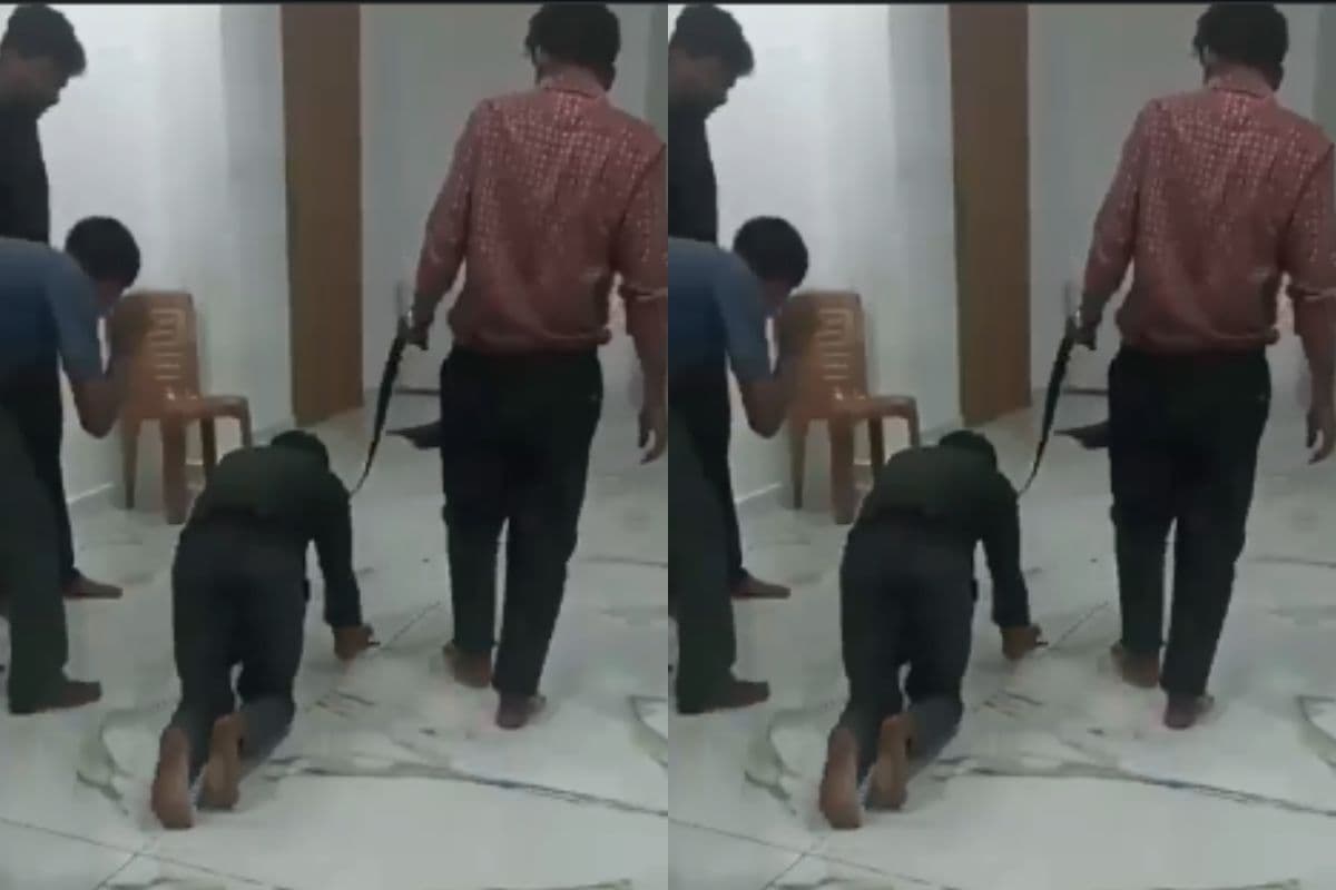 टारगेट पूरा न करने पर कर्मचारी से करवाई गई कुत्ते जैसी हरकत, सोशल मीडिया पर वीडियो वायरल
