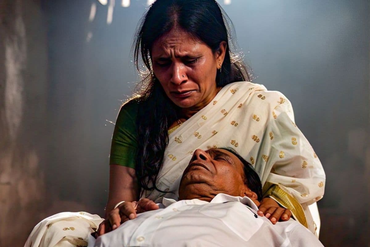 पति की मौत के बाद पत्नी ने खाया जहर, एक चिता पर अंतिम विदाई