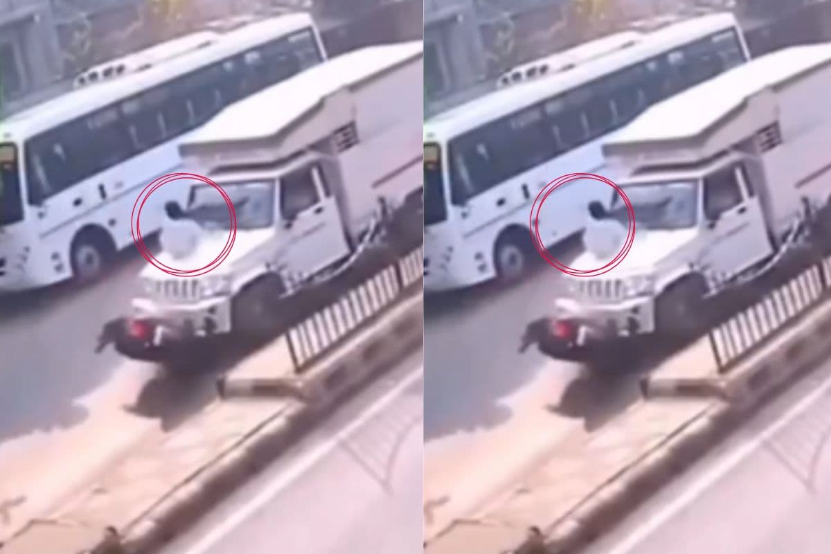 Viral Video: एक्सीडेंट के बाद कहां गायब हुआ स्कूटर सवार? वीडियो देखकर घूम जाएगा दिमाग