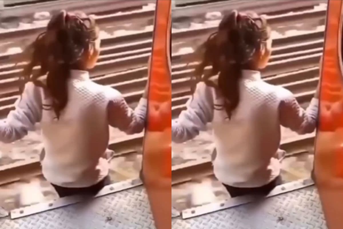 Viral Video: जोश में होश खो बैठी लड़की, चलती ट्रेन से कूदते हुए वीडियो वायरल