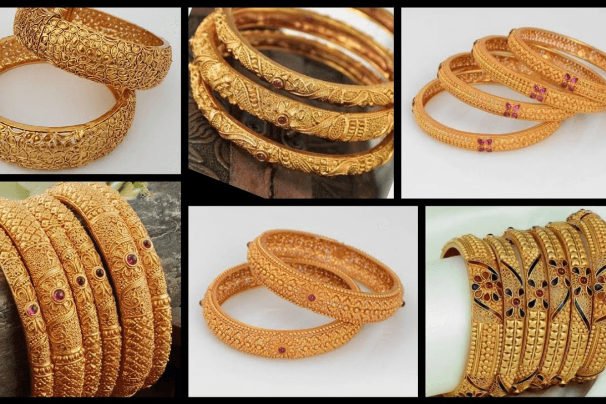 Latest Gold Bangle Designs