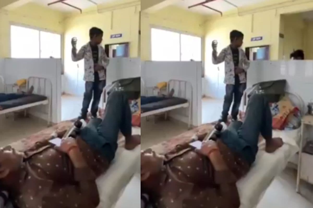 Viral Video: बीमार पिता का सहारा बना बेटा, वीडियो देखकर आंखों में आ जाएंगे आंसू 