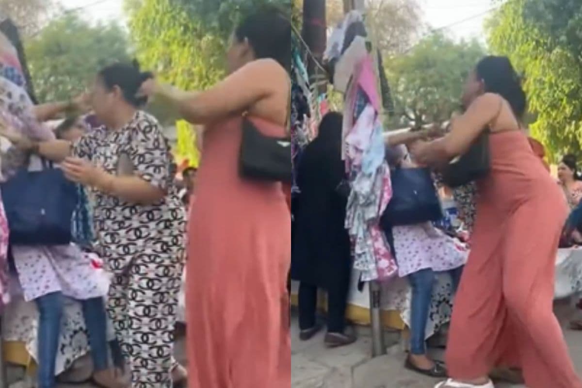 एक कपड़े पर आया दो महिलाओं का दिल, बाल नोच-नोचकर कर दी एक-दूसरे की जमकर कुटाई