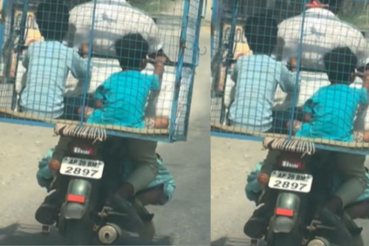 Viral Video: पापा ने दिखाया देसी दिमाग, मुर्गियों के घर को बना दिया बच्चों की सवारी