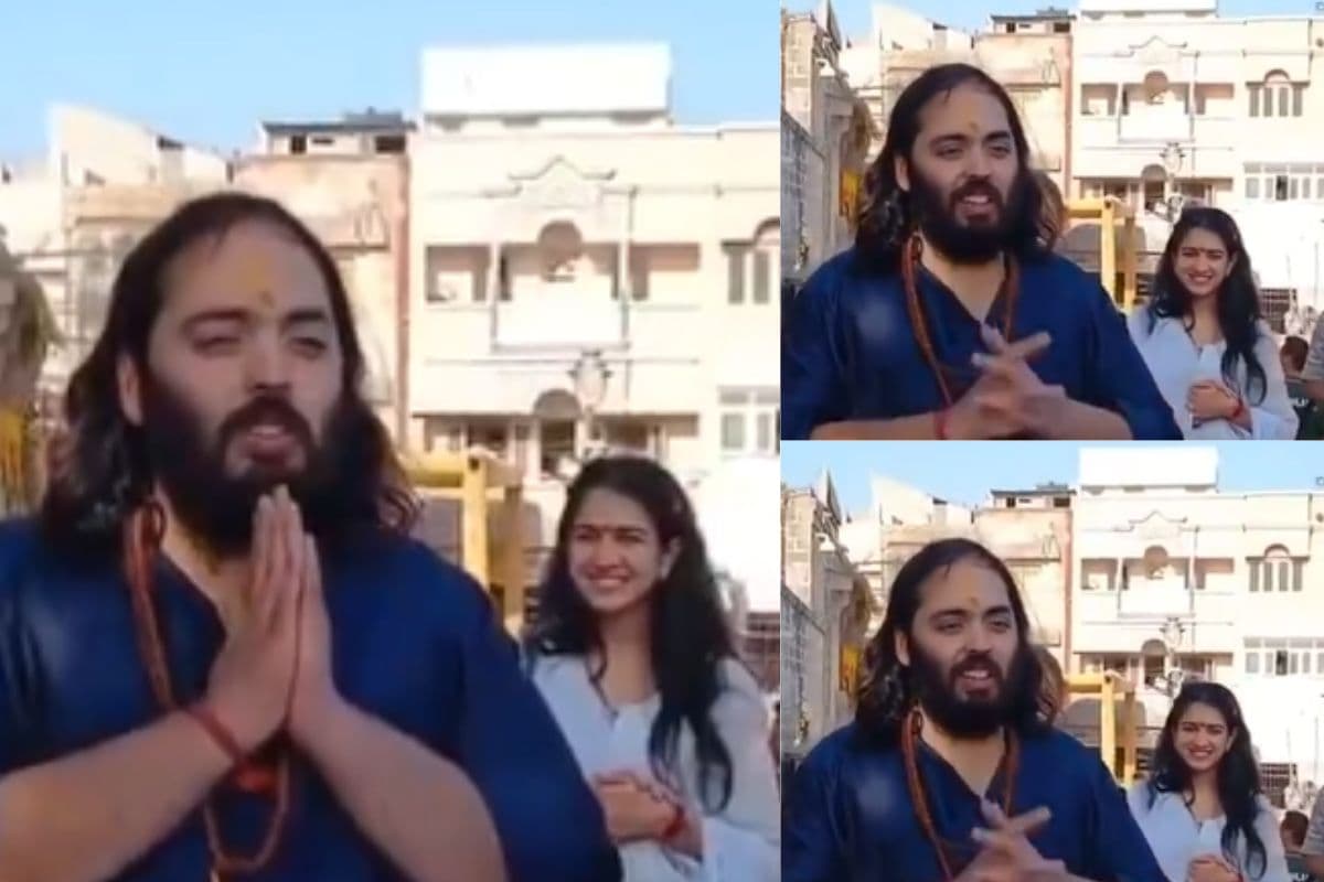 अनंत अंबानी ने पूरी की भक्ति पदयात्रा, द्वारकाधीश मंदिर में पत्नी के साथ किया दर्शन