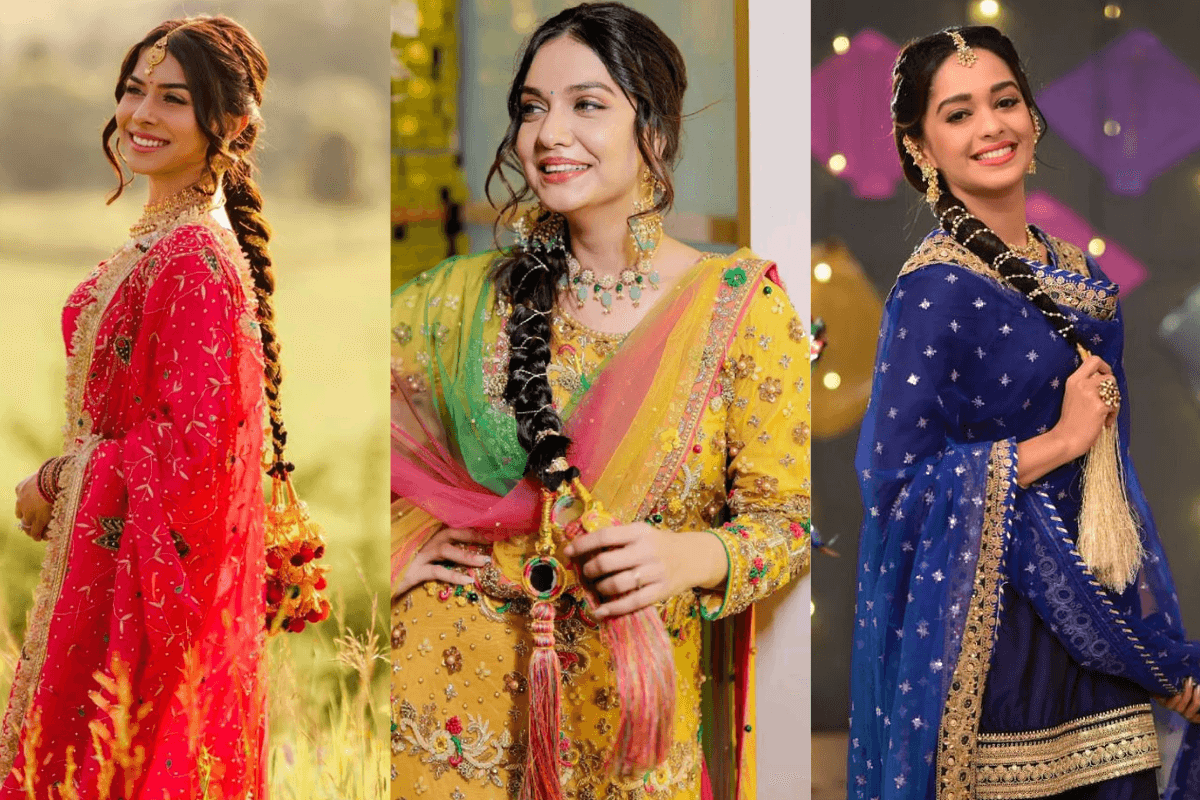 Vaisakhi 2025 Paranda Hairstyles