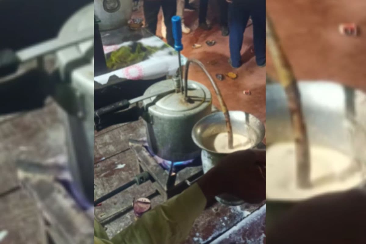 Viral Video: बंदे के दिमाग को देखकर हो जाएंगे दंग, जुगाड़ से बना दिया कॉफी मशीन, वायरल हो रहा वीडियो