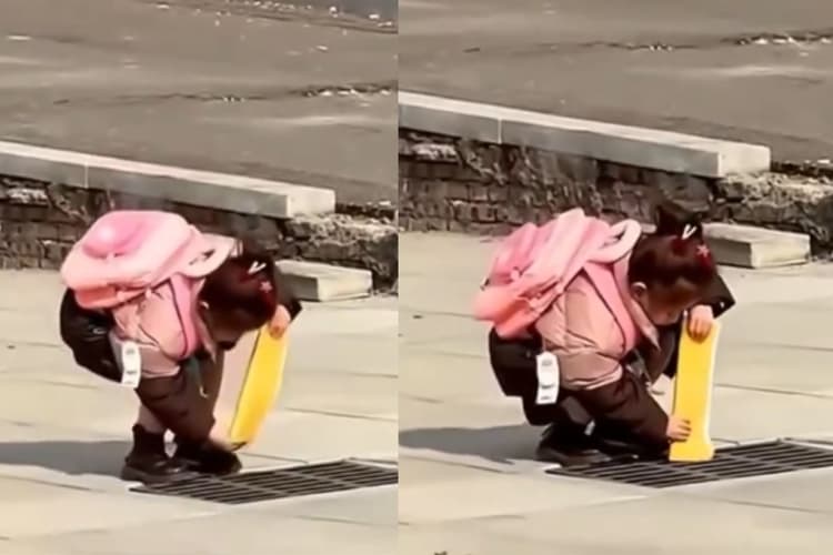 Viral Video: गटर में किताब, चेहरे पर मुस्कान, वीडियो देख कहेंगे वाह रे बचपना तुझे सलाम