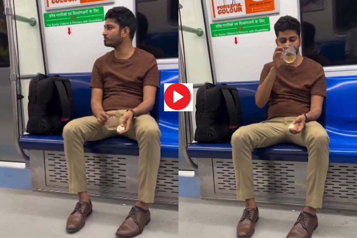 Viral Video: दिल्ली मेट्रो बैठकर पी शराब? खाया अंडा, वीडियो वायरल हुई तो सामने आया सच