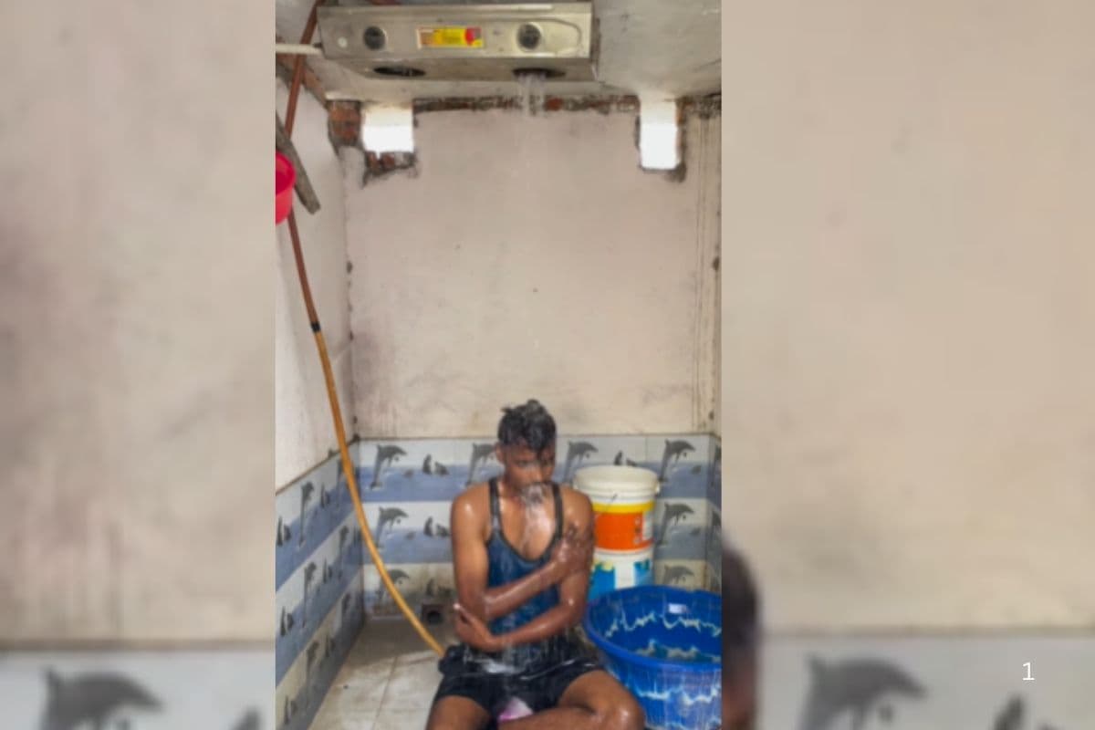 Viral Video: बंदे ने लगाया गजब का देसी जुगाड़, गैस चूल्हा को बना दिया शावर, वीडियो हो रहा वायरल