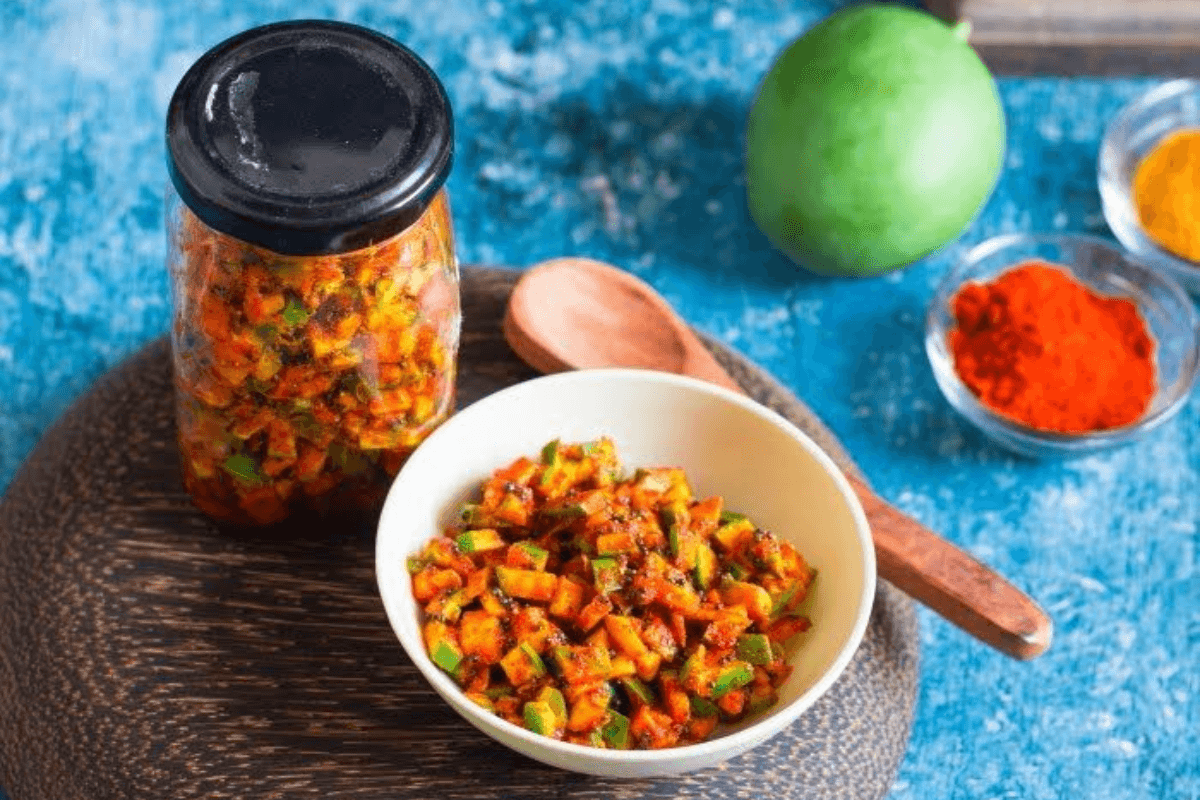 Zero Oil Pickle Recipe | Oil free Aam ka Achar