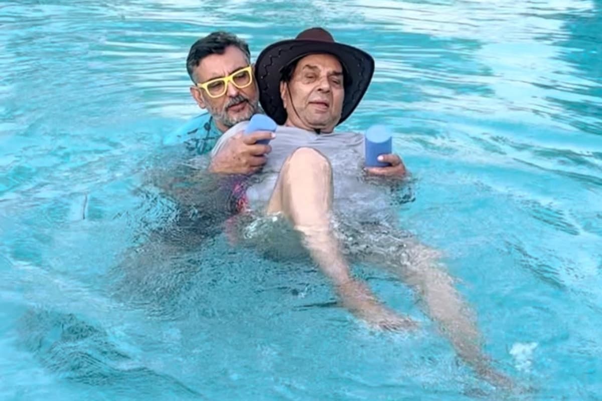 89 की उम्र में धर्मेंद्र का जलवा बरकरार, पूल में वर्कआउट कर दिखाया फिटनेस का दम, देखें Video