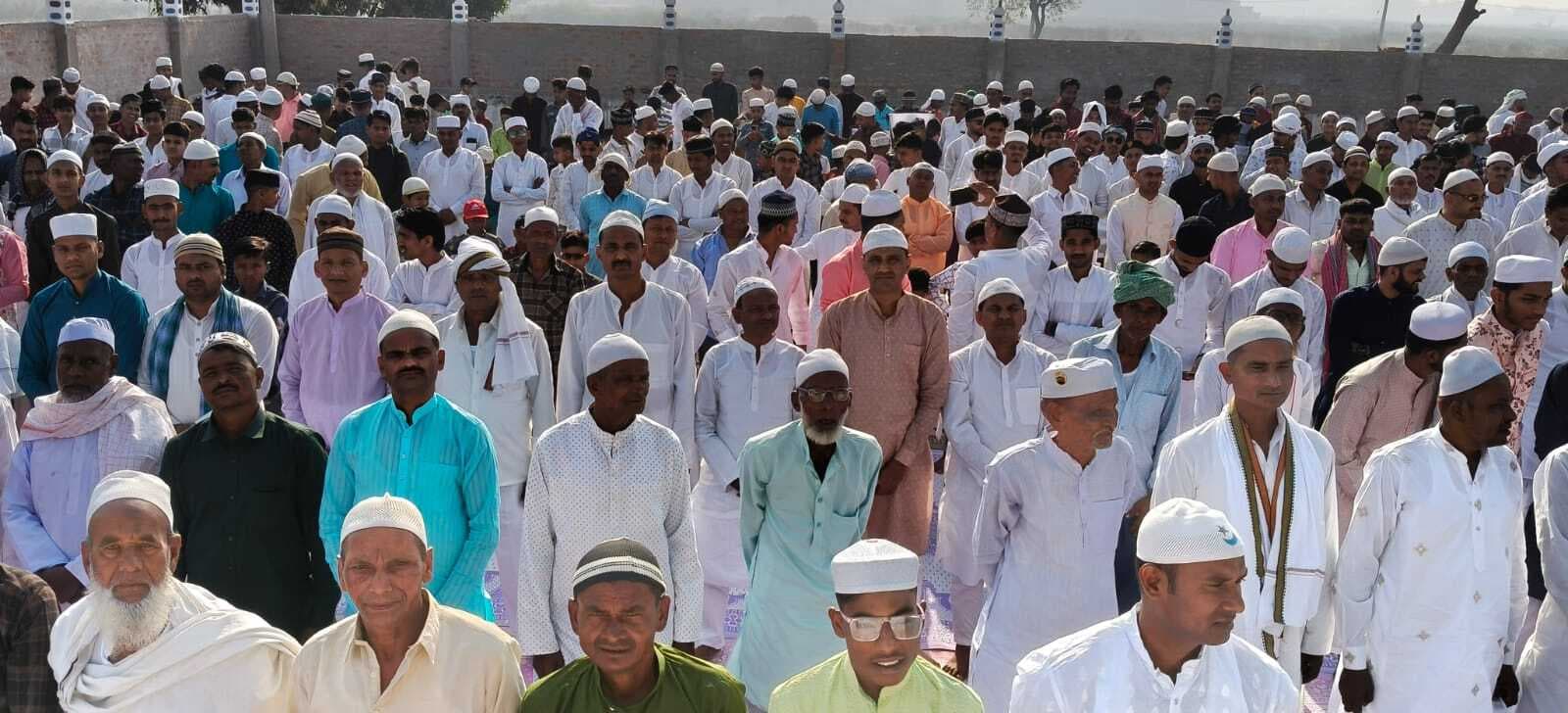 सौहार्दपूण व शांतिपूर्ण मनाया गया ईद का पर्व