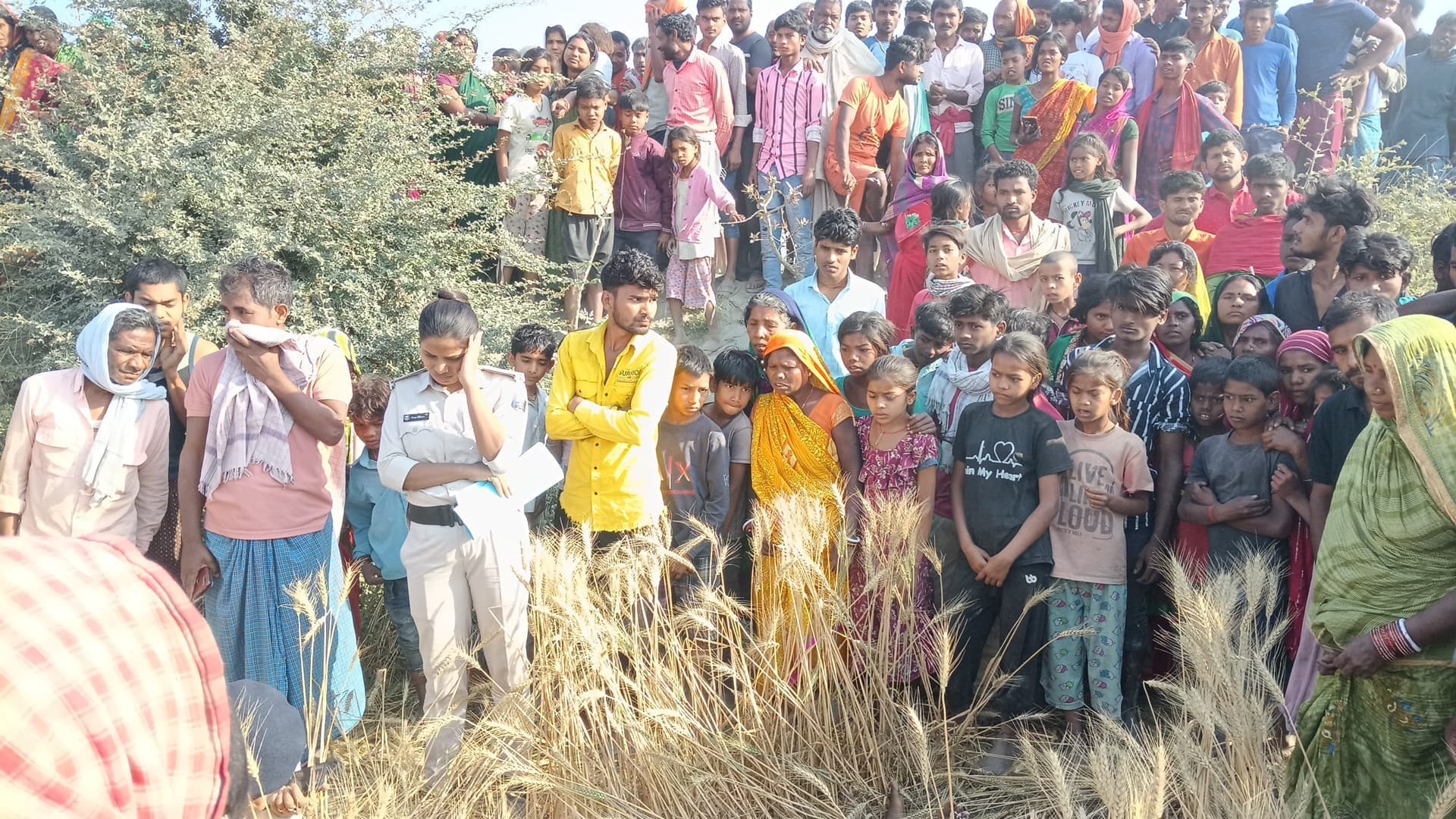 Crime news from Samastipur:महिला की गला दबाकर हत्या, लाश गेहूं के खेत में फेंकी