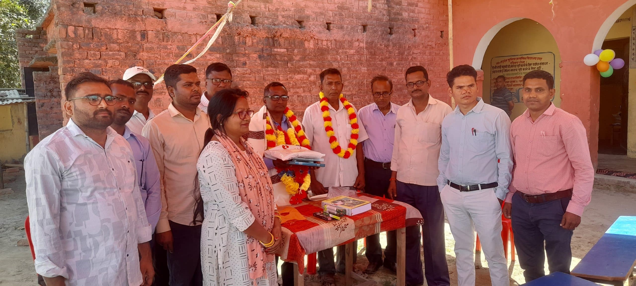 सेवानिवृति के बाद एचएम को दी गयी विदाई, कार्यकाल की हुई सराहना