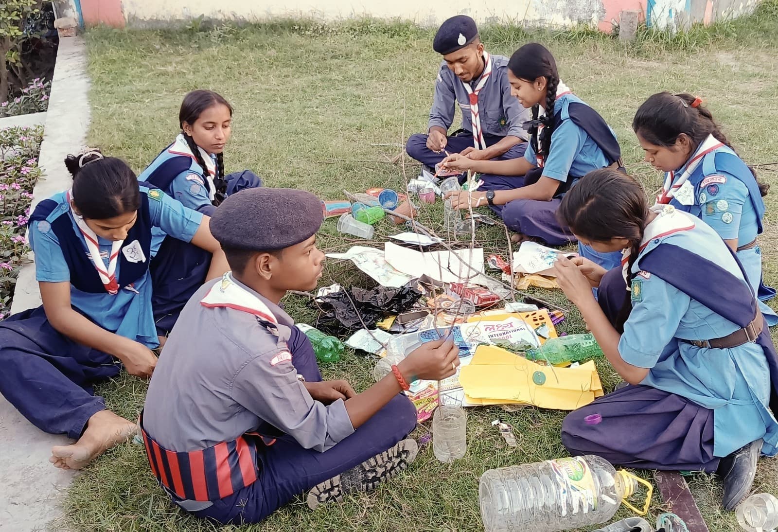 राज्य स्तरीय जलवायु परिवर्तन कार्यक्रम में स्काउट-गाइड ने किया उत्कृष्ट प्रदर्शन
