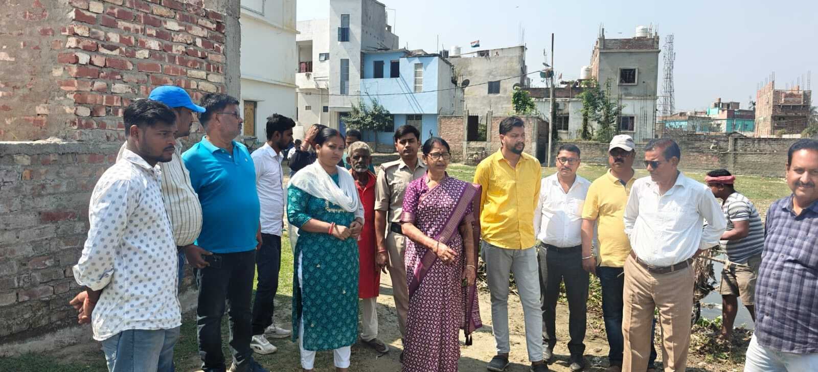 चैती छठ पूजा को लेकर महापौर ने शहर के विभिन्न छठ घाटों का लिया जायजा