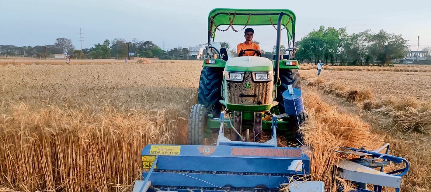 begusara news : खेतों में खड़ी है गेहूं की फसल और 122 पैक्स पर खरीदारी शुरू