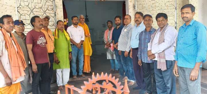 वित्तीय वर्ष की शुरूआत पर गणेश भगवान की विधि-विधान से हुई पूजा