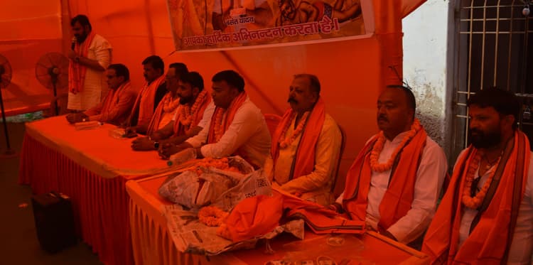 रामनवमी महासमिति के कई पूर्व अध्यक्ष सम्मानित