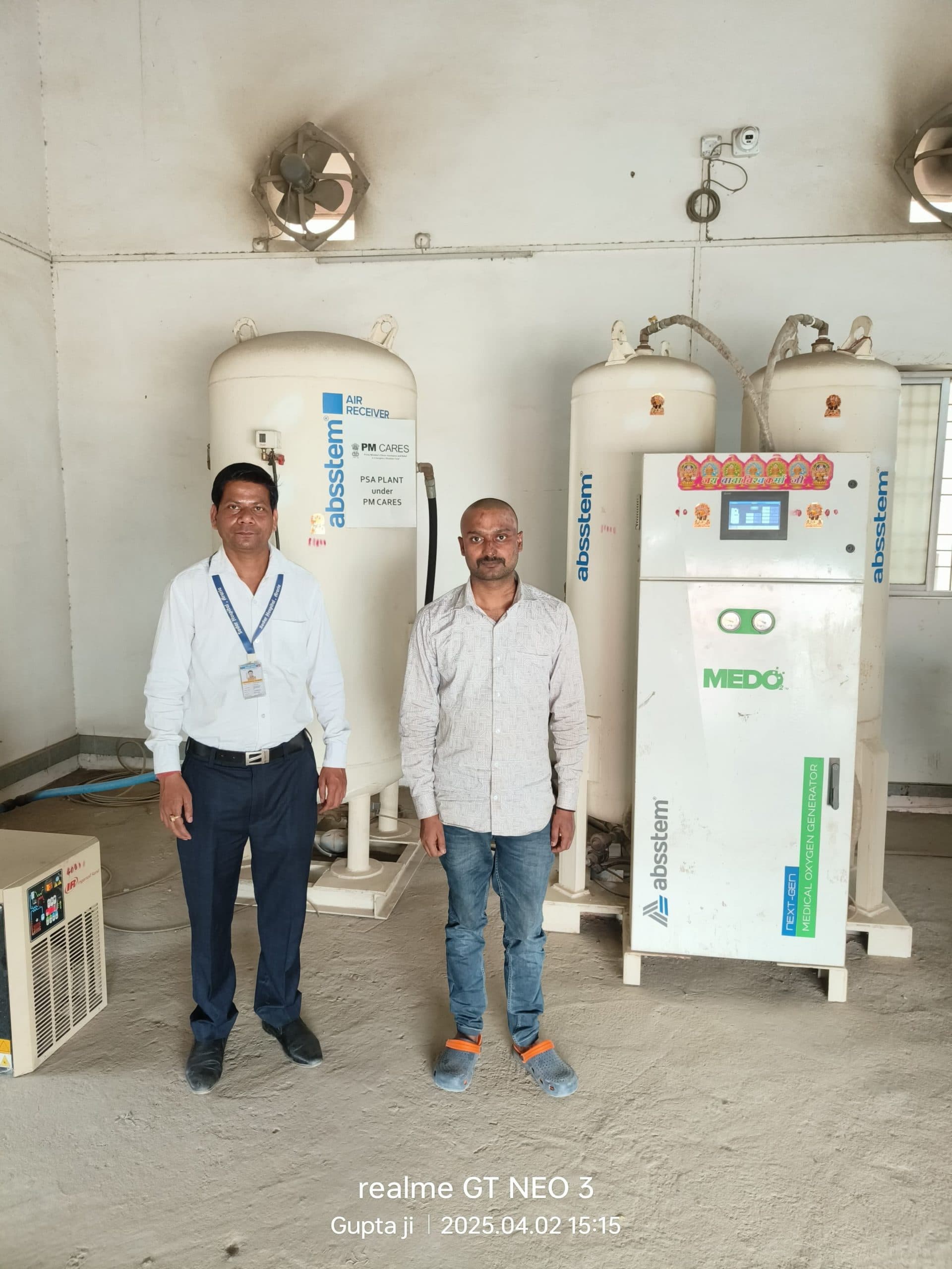 सदर अस्पताल स्थित ऑक्सीजन प्लांट का हुआ मॉकड्रिल