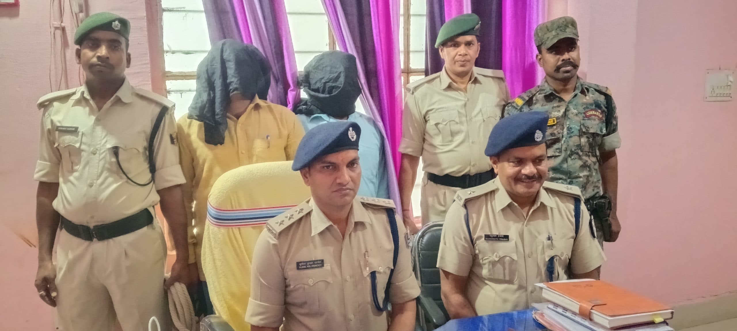 Gaya New : पुल निर्माण कंपनी के कैंप पर हमला व गोलीबारी करनेवाले दो नक्सली गिरफ्तार