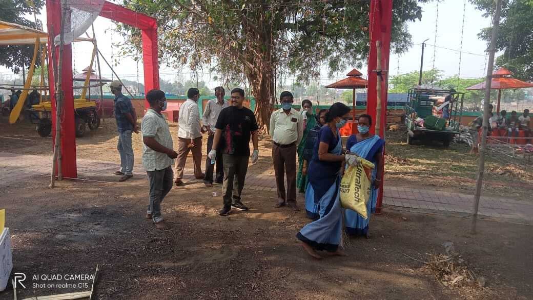 चैत्री दुर्गा पूजनोत्सव को लेकर चला स्वच्छता अभियान