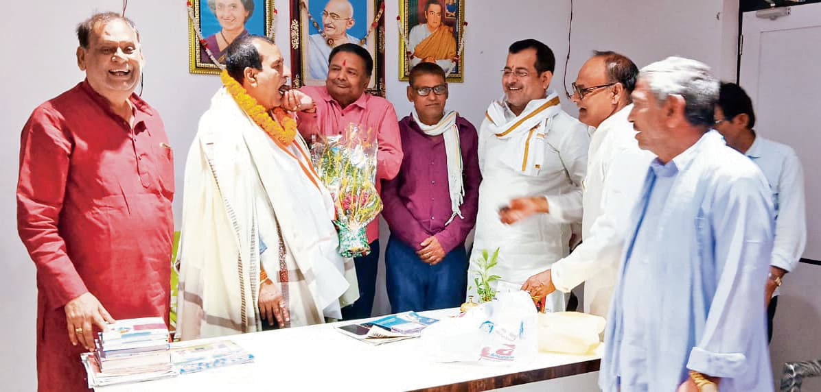 सार्जन एकबार फिर बने कांग्रेस जिलाध्यक्ष, कार्यकर्ताओं ने किया स्वागत