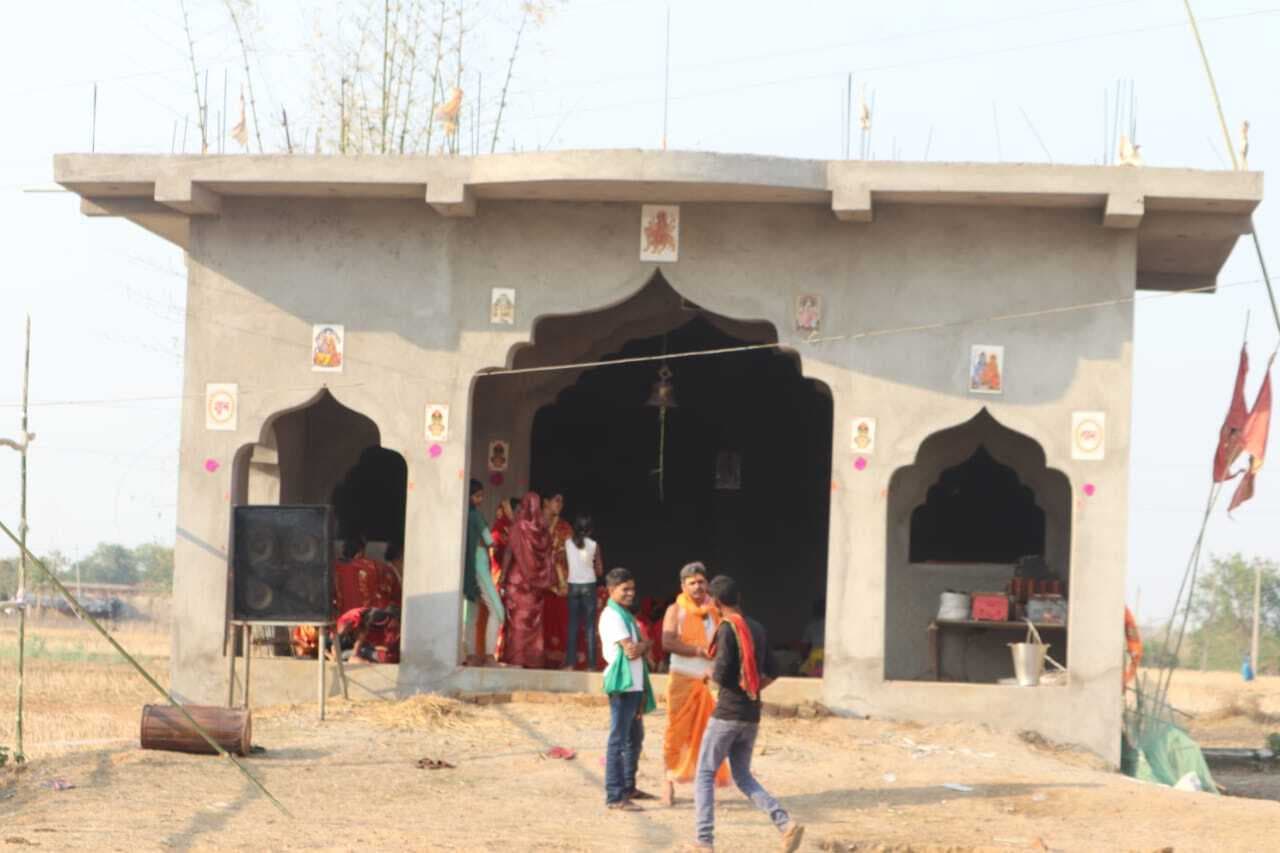 कागीसार-तेतरिया में 5वें वर्ष वैष्णवी चैती दुर्गापूजा का आयोजन