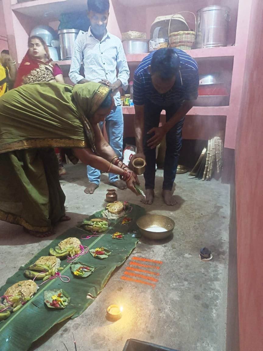 Bhagalpur news महापर्व चैती छठ का खरना संपन्न, पहला अर्घ आज