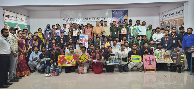 आइसेक्ट विश्वविद्यालय में विज्ञान प्रदर्शनी