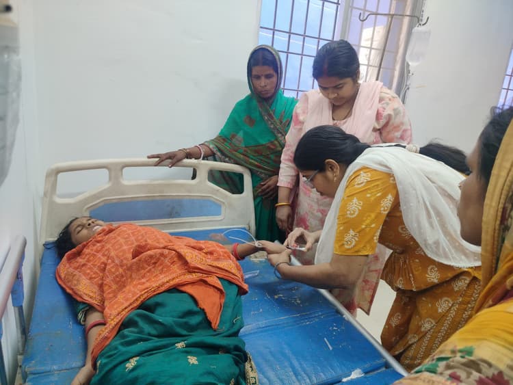 मकई के विवाद में चली गोली, महिला जख्मी